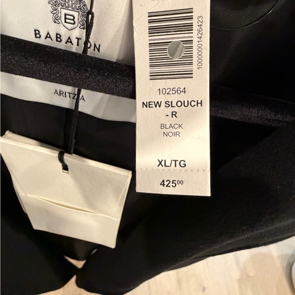 Aritzia Black Double-Breasted Coat - Picture 4 of 4